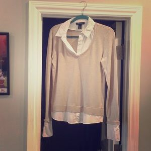 long sleeved sweater with collar